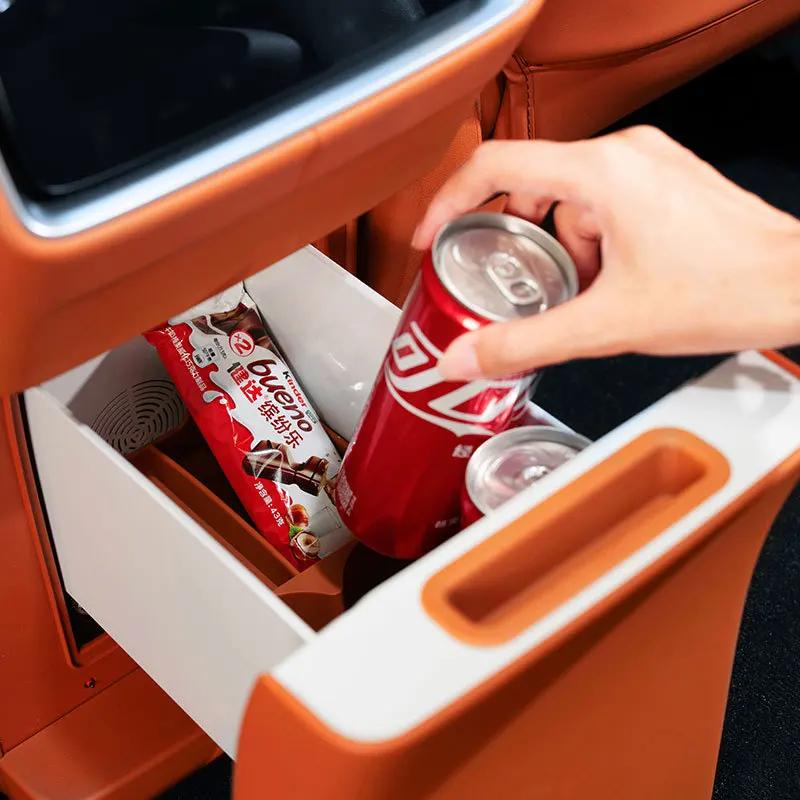 For AITO M9 2024 Heater Cooler Box Silicone Pad Scratch Resistant Waterproof Dedicated Refrigerator Protective Mat Car Accessory