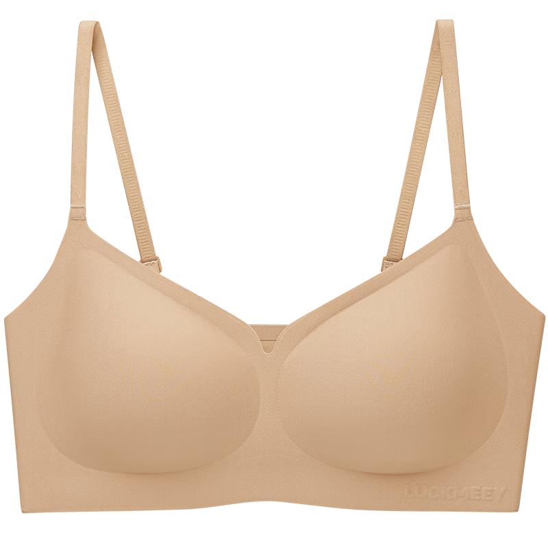 Seamless Wireless V-Neck Full Cup Bra Vest P