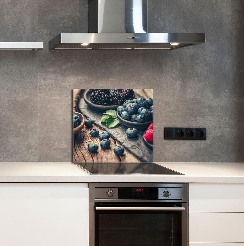 GLASPANEL FÜR DIE KÜCHE 65x60 Früchte