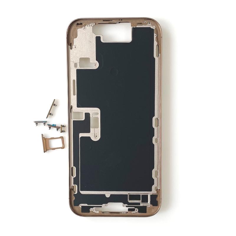For iPhone 16 Pro Max Middle Frame Bezel Housing Side Button Chassis Repair Replacement Parts