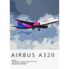 Airbus A320 A380 A350 A319 Aviation Aircraft Posters and Prints Canvas Painting Wall Art Picture for Living Room Home ation