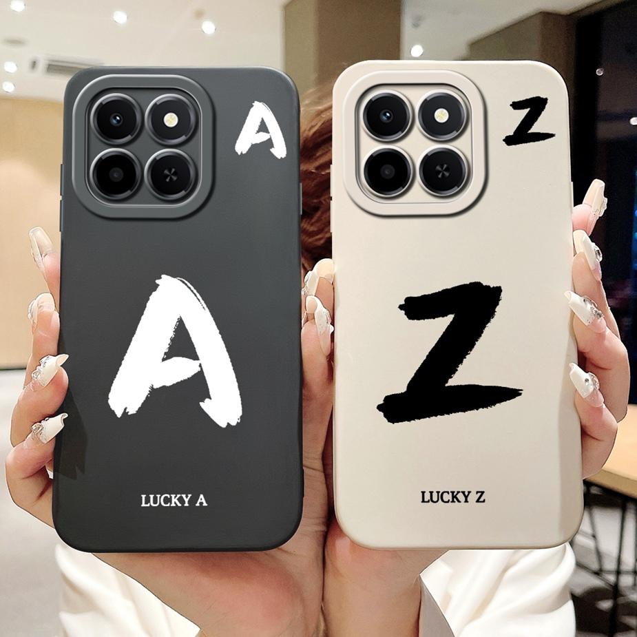 For Honor X6C Case NIC-LX1 NIC-LX2 NIC-LX3 Cute Lucky Letters Cover Soft TPU Phone Case For Honor X6c X 6c HonorX6C Fundas Coque