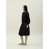 Anggae Wilted Knit Pullover Black
