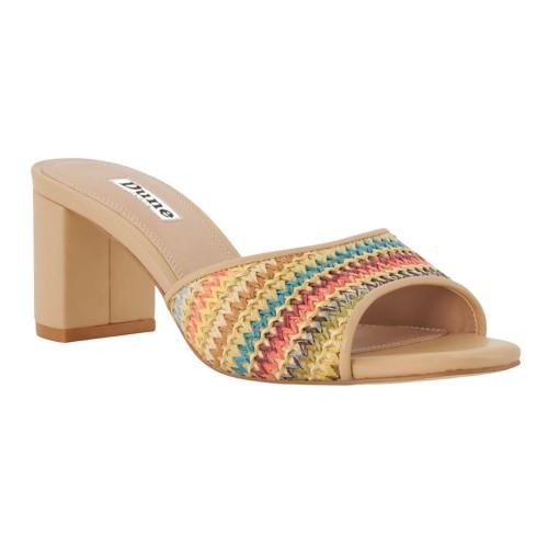 Dune London Womens/Ladies Crochet Medium Block Mule Sandals