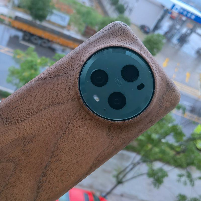 

Honor Magic5 Pro Wooden Mobile Phone Case with Aramid Fiber, Full Cover, Simple Fashion Series