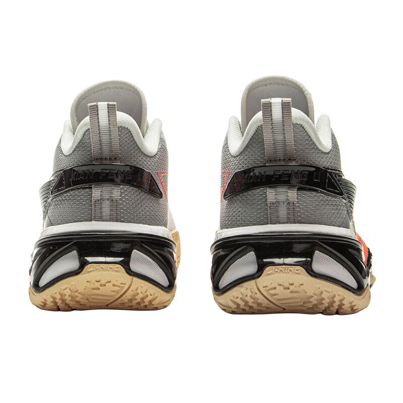 Li Ning Childrens Pioneer Team 5 Fabric Comfortable Soft Non-Slip Wear-Resistant Low-Top Basketball Shoes Men Sneaker YKBV006-3