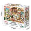 EPOCH Jigsaw PEANUTS Snoopy Country Kitchen Includes and Score Ticket 300-Piece Puzzle, (26x38cm), 28-209s, Glue, Spatula,
