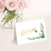 1Set/72pcs Green Plant Thank You Card Envelope Set, Wedding and Holiday Card Greeting Card, Cartoon Greeting Card Envelope Set