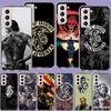 Etui na telefon Sons of Anarchy Do Samsung S24 FE Galaxy S22 S25 Ultra S25 Edge S21 S23 FE S20 S10 Plus Pokrowiec Obudowa Clear Sili