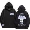 Stray Kids Bang Chan Wolf‑Chan SKZOO Hoodie, Stay In Our Little House Double‑Side & Sleeve Print K‑pop Fan Pullover Hooded Sweatshirt