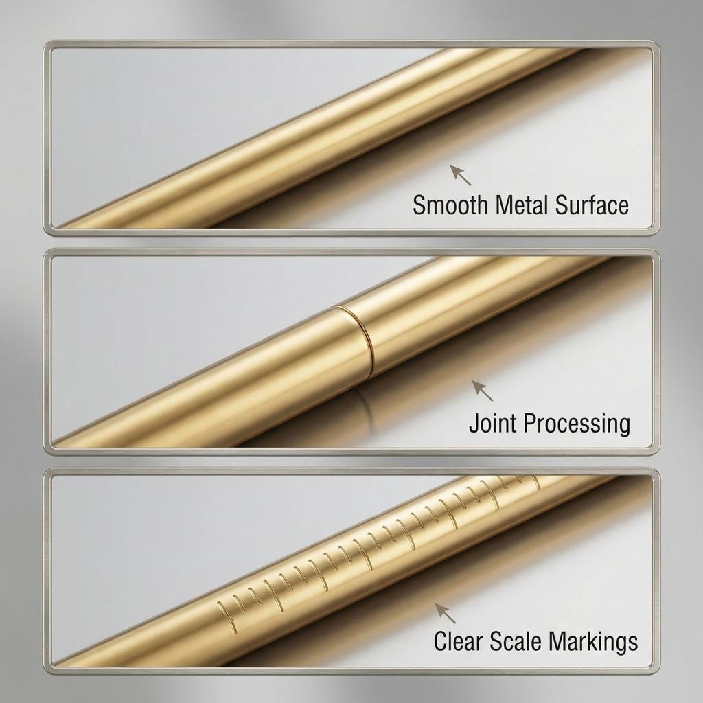 Reusable Food  Grade Stainless Steel Straw 50pc