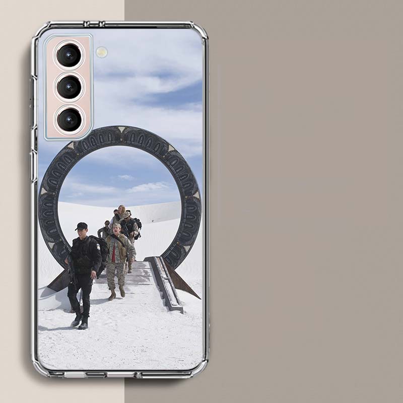 Stargate Atlantis Phone Case For Samsung Galaxy S25 Edge S24 S23 FE S21 S20 S10 Plus S22 S26 Ultra Cover Clear Cases TPU Capa Sh