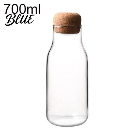 150/300/700ml Storage Bottle Can Cork Stopper Tea Coffee Spices Sugar Glass Jar
