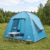 Cabin Tent with Roof Blue 210 x 210 x 138 cm Polyester