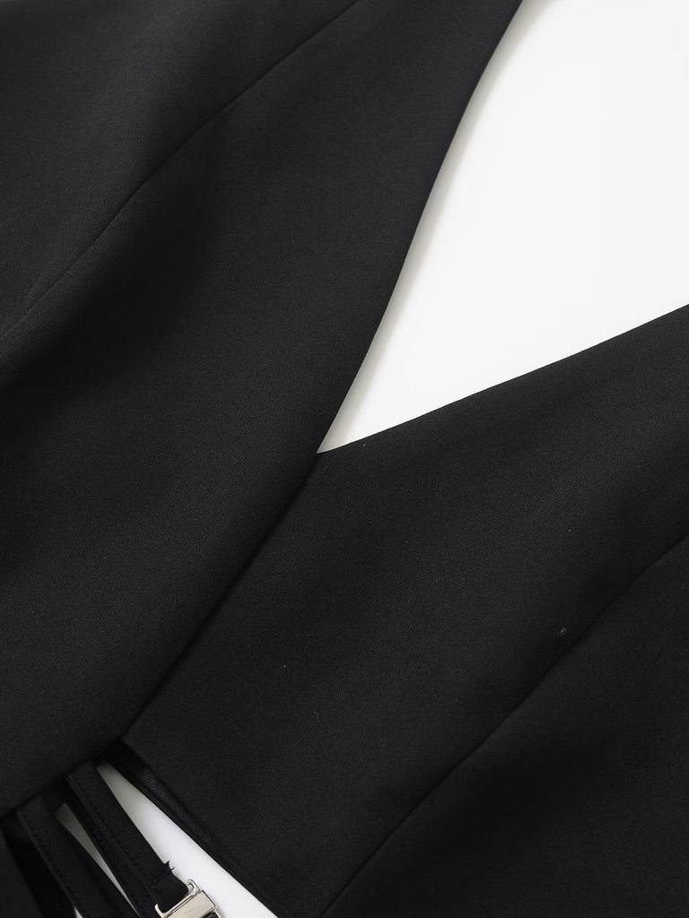 2025 Spring Women's Fashion Halter Neck Top - European & American Versatile Style