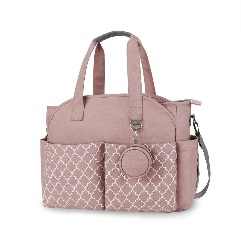 New Handbag/Shoulder Diaper Bag with Pacifier Pouch for Maternity and Baby Travel & Outdoor Use