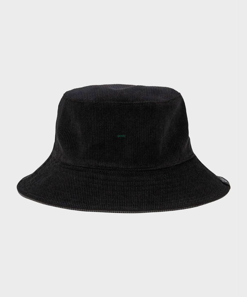 FFEFF STUDIO Corduroy Reversible Bucket Hat (Black/Charcoal)