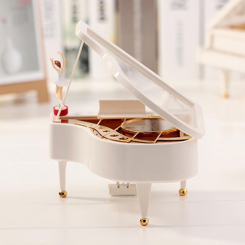 Dancing Ballerina Elegant Music Box Romantic Classic Piano Musical Box Exquisite Creative Eco-Friendly For Birthday Wedding Gift