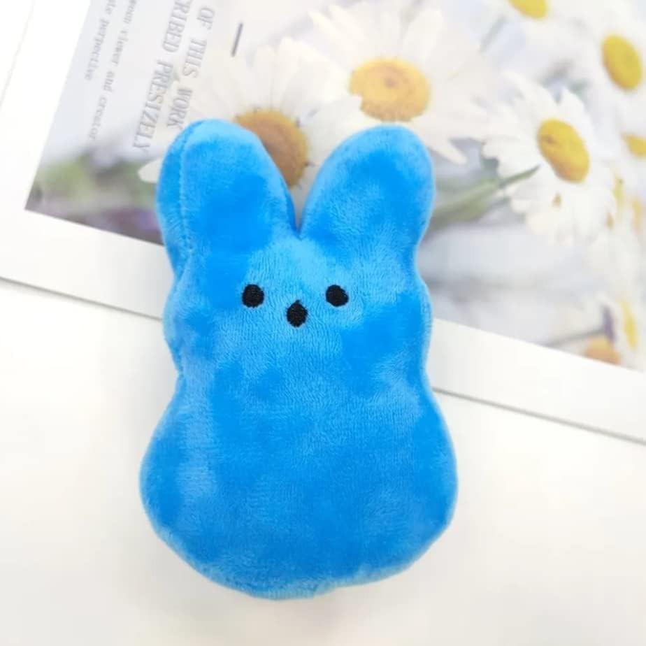 Peeps Plush Bunny Rabbit Peep Easter Toys Goodie Bag Fillers Carnival Prizes Assortment Kids Easter Egg Filter Party Favors