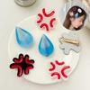 Sweat Drop Hairpin Sweat Hairpin Funny Hairpin Cute Hairpin Handmade Hair Accessories Duckbill Clip Bangs Side Clip