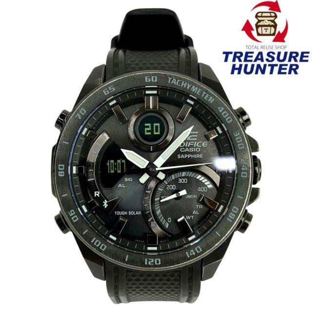 Used CASIO EDIFICE Tough Solar Watch ECB-900 Black Casio [101077369008]