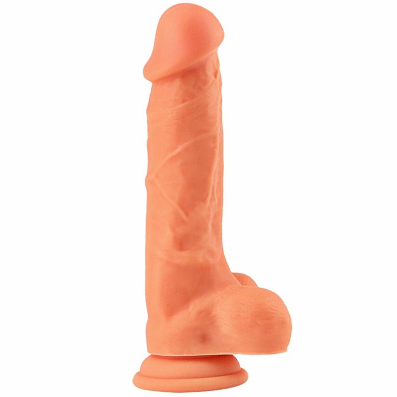 Adult Products Female Masturbation Dual Hardness Liquid Silicone Simulation Penis Manual Suction Cup False Anal Anal Plug