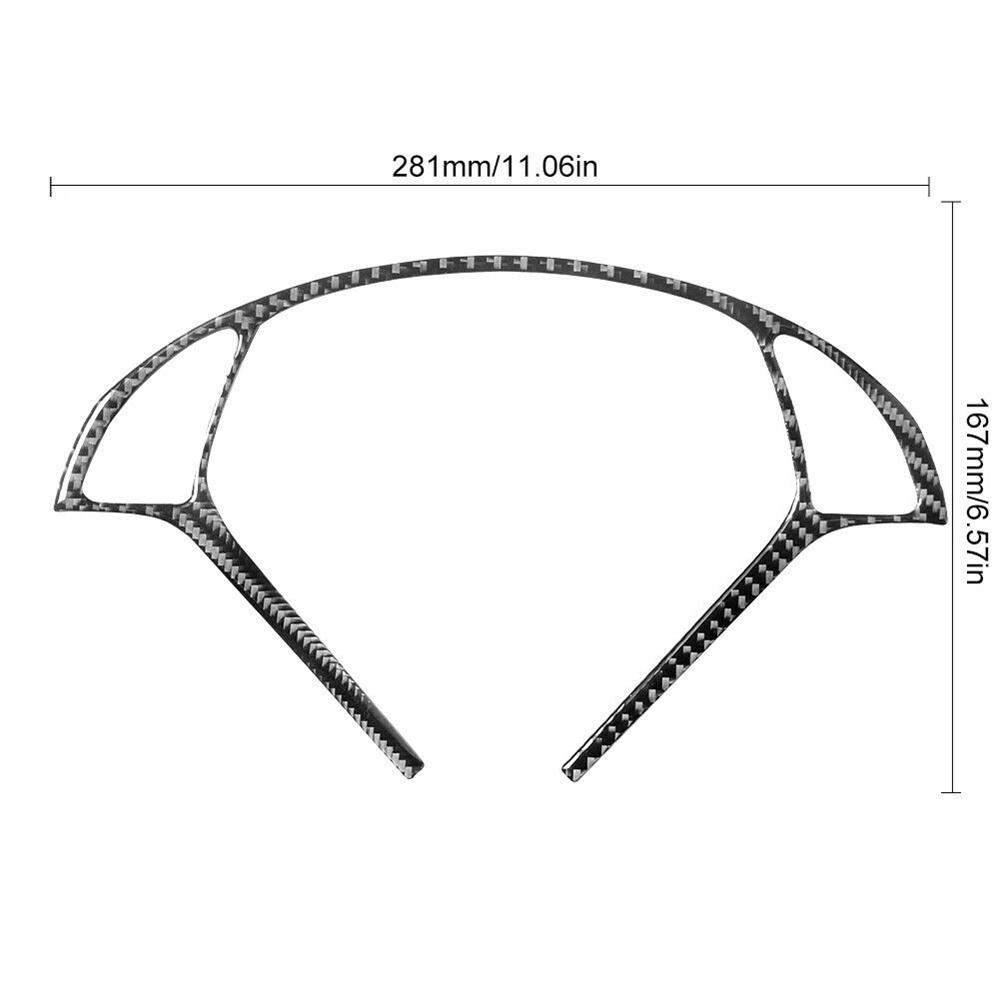 Carbon Fiber Steering Wheel Frame Cover Trim For Infiniti G37 Sedan 2010-2013