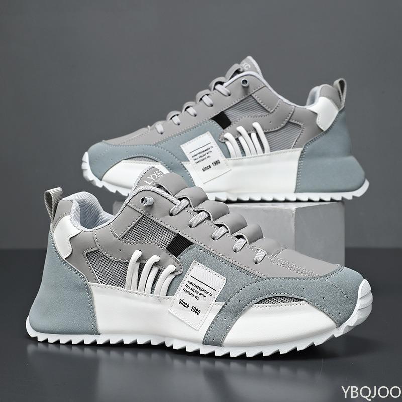 Fashion Fashionable New Large Size Men's Sports Shoes Comfortable Breathable Lace-up Casual Shoes Round Toe Sole Shoes Sneakers