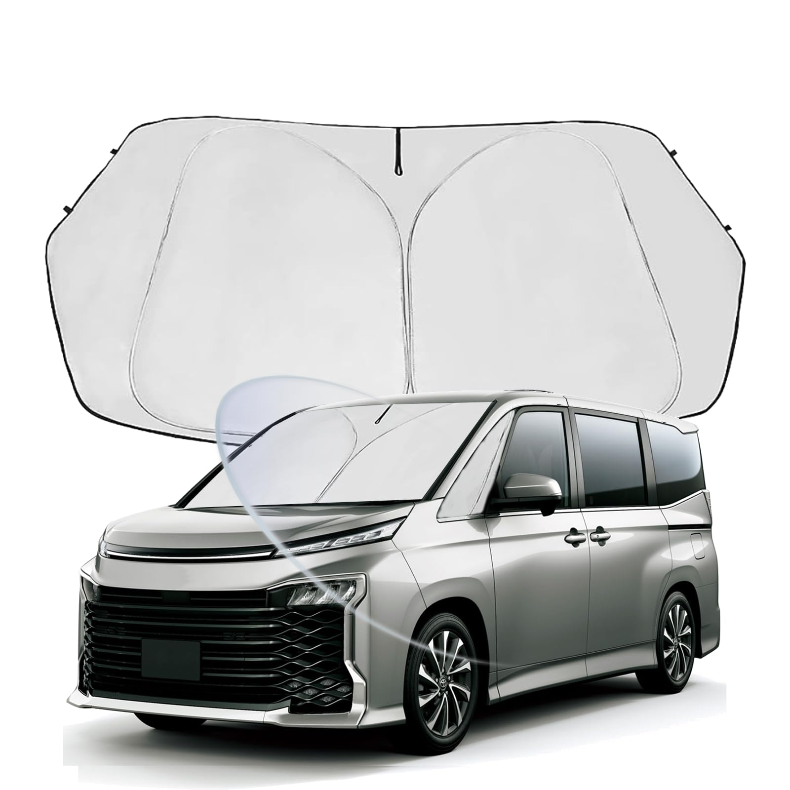 

WEIPIN Новый солнцезащитный козырек для Toyota Noah Voxy серии 90, специальный солнцезащитный козырек на лобовое стекло Noah Voxy 4-го поколения R90W, передний солнцезащитный козырек, солнцезащитный козырек с затемнением, изоляционный солнцезащитный козыр