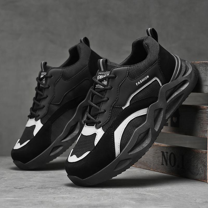 Men's Fashion New Summer Casual Sports Mesh Breathable Soft Sole Wear-resistant Shock-absorbing  Rebound Anti Slip Sports Shoes