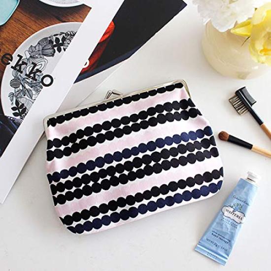 Marimekko Rasymatto Puolikas Kukkaro Clasp Pouch, Women's, 52152209247829, WhitePink