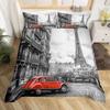 Feelyou Cartoon Car Kids Bedding Set Construction Bedding Duvet Cover Set Boys Decor Equipment Trucks Comforter Cover Set Excavator Tractor
