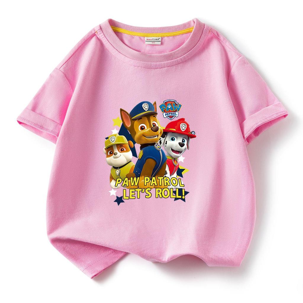 Paw Patrol Boys & Girls Short Sleeve Cotton Summer T-shirt