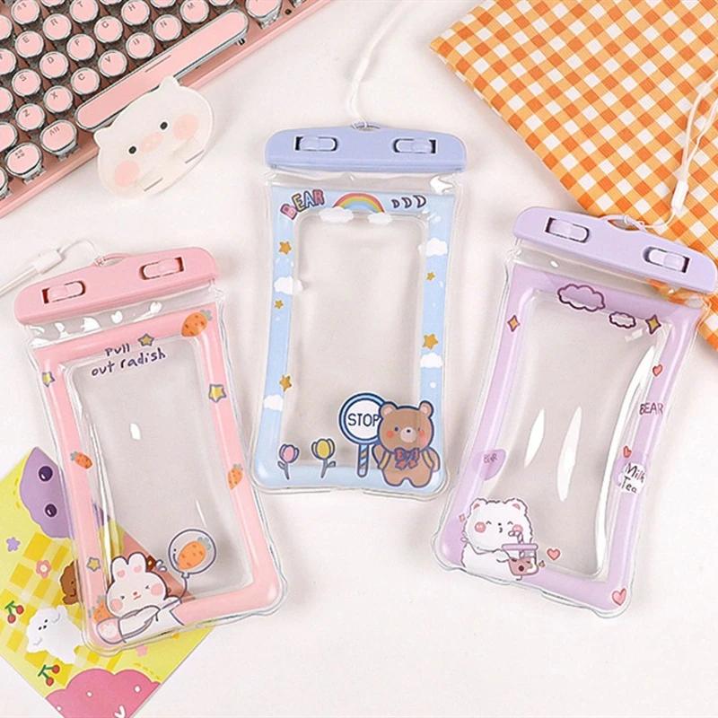 Large Capacity Swimming Bag Transparent Visible Handheld Storage Bag Thickened PVC Waterproof Wash Bag Portable Beach Bag