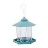 Waterproof Garden Gazebo Hanging Wild Bird Feeder Outdoor Container With Hang Rope Pet Birds Feeding House Type Bird Feeder