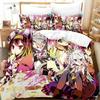 No Game No Life Bedding Set Cartoon Anime Adult Boys Bedroom Duvet Cover Sets 3D Kawaii Girl