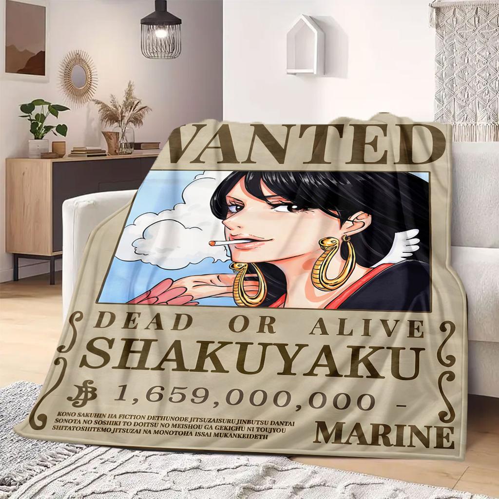 OnePiece anime Flannel Blanket Warm,Comfortable,Suitable for Bedrooms,Sofas,Beds,Chairs,Picnics,Travel
