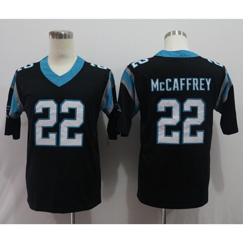 Camiseta de Fútbol NFL para Hombre Carolina Panthers Cam Newton 1 Christian McCaffrey 22 Réplica Uniforme de Equipo Ropa para Aficionados