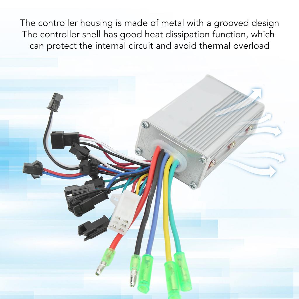 48V 250W 350W Electric Bike Brushless Controller Kit Motor Controller 810 LED Display Panel Set Bike Conversion Kit