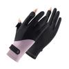 Sun Protection Gloves UV Proof Thin Summer Anti Slip Breathable Sunshade Driving and Riding Touch Screen Ice Silk Gloves for Men and Women