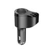 Fordonständaruttag Splitter 2-vägs USB multiladdare nätadapter