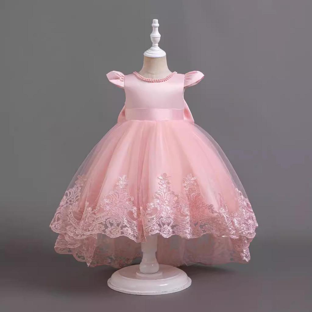 Girls' Performance Lace Tulle Skirt - Birthday Party Outfit for Ages 1+