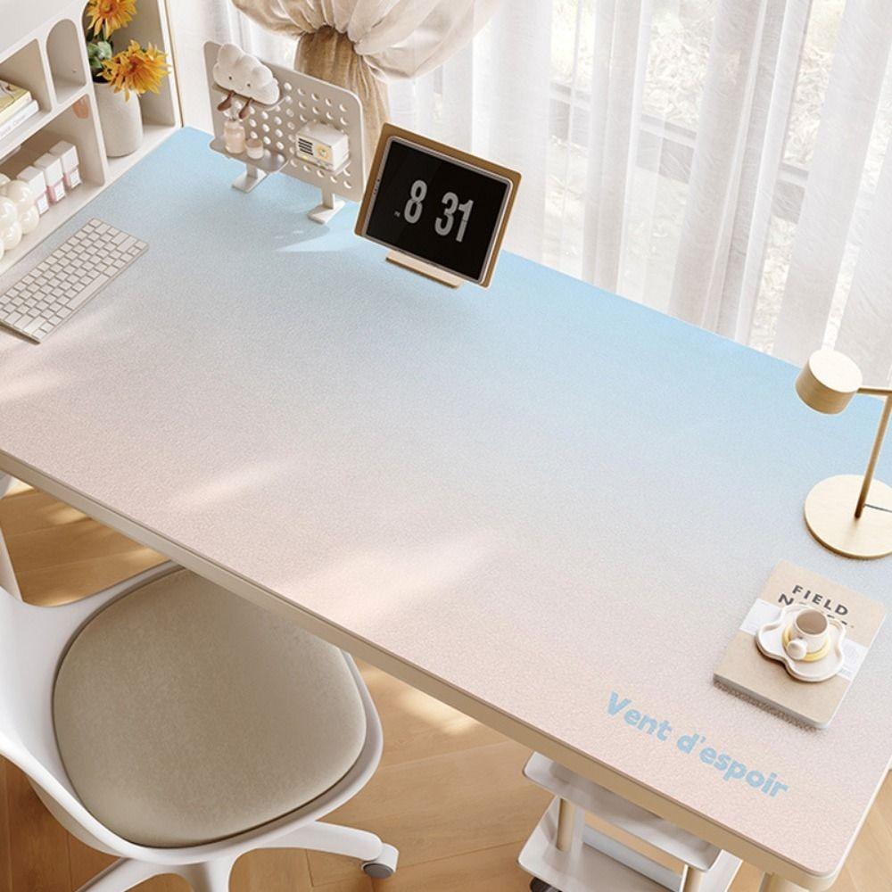 Waterproof Desk Mat Solid Color Large Table Mat Mouse Blotter Pad Desk Blotter Pad Learning