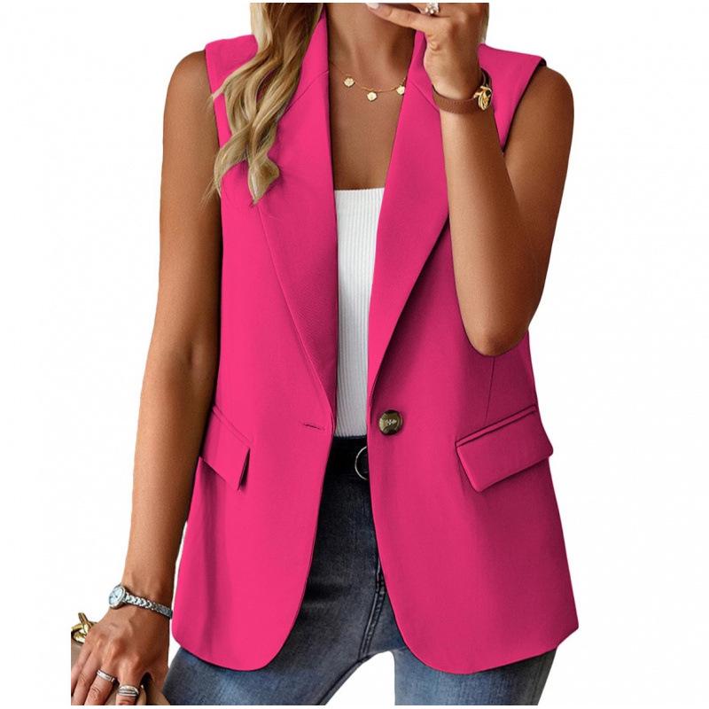 

2025 Women s Hot Selling Autumn Long Sleeve Multi-color Cardigan Suit Jacket L