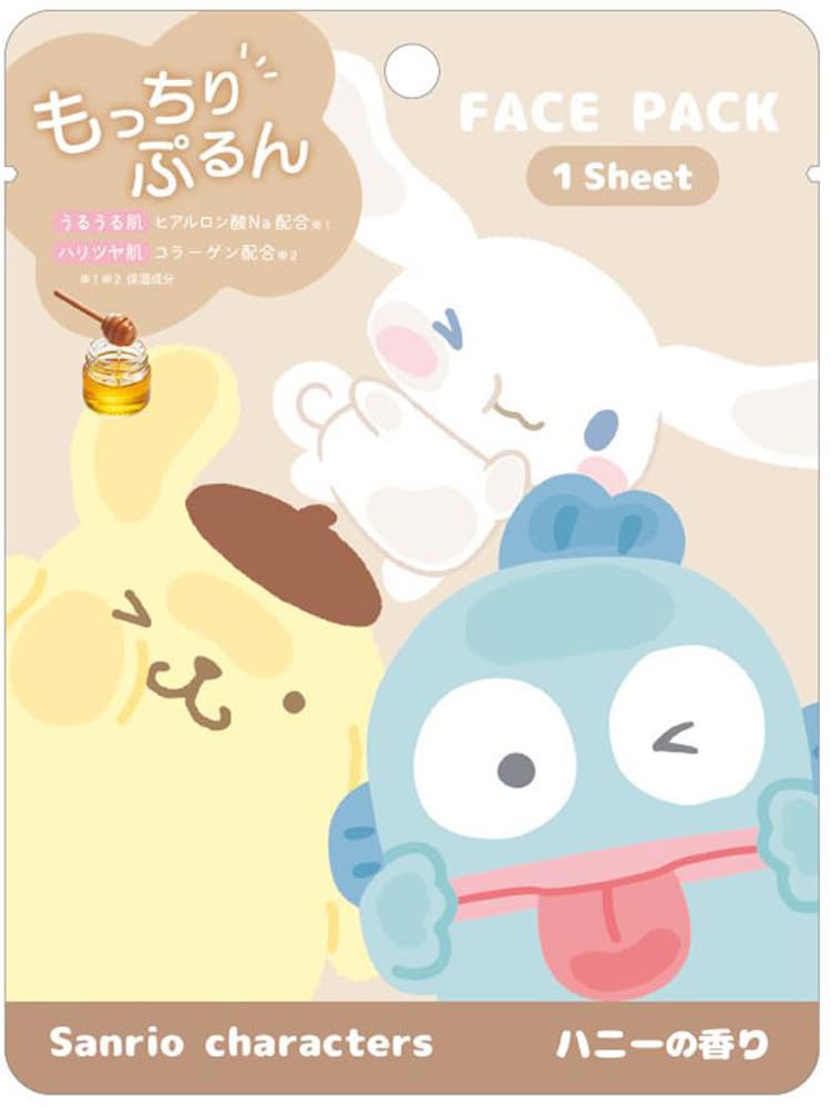 

Трещины Sanrio Mugyuto Face Pack Sanrio Characters Mocha 123471