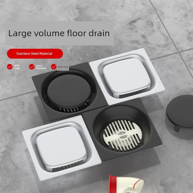 Old-Fashioned Floor Drain Deodorizer, Stainless Steel Bathroom Drain Cover, Dual-Purpose Anti-Insect and Anti-Odor Device