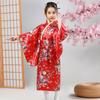 Dívčí tradiční japonský potisk kimono pyžamový set