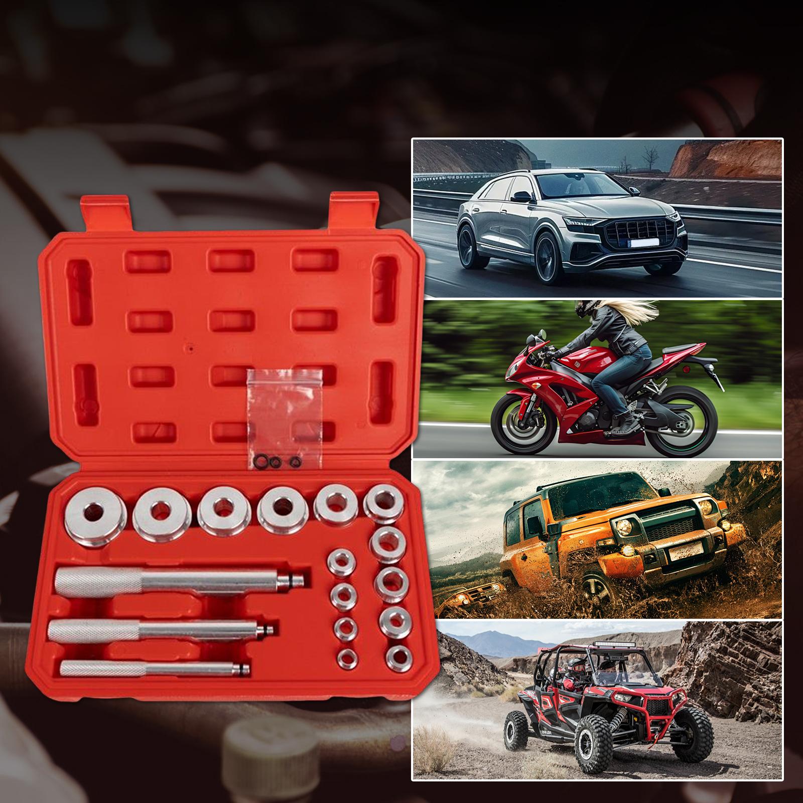 

17PCS Bearing Seal Bush Installation Press Tool Kit Bearing Race and Seal Driver Kit Auto Bearing Race Seal Bush Driver Tool China Mainland