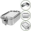 Stainless Steel Lunch Tin Sealing Food Holder Storage LunchTin Buckle Rice Container Breakfast Child