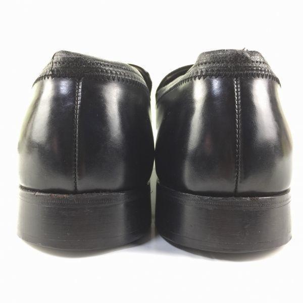80er-90er Vintage Mansfields Slipper Vamp Business Schuhe Schwarz Größe 10.5D/B 28.0 Herren(GEBRAUCHT)